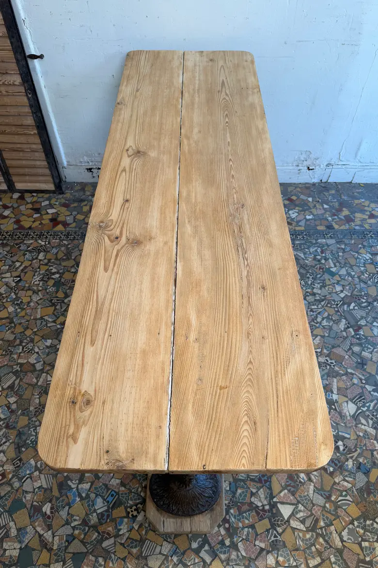 Table de bistrot ancienne