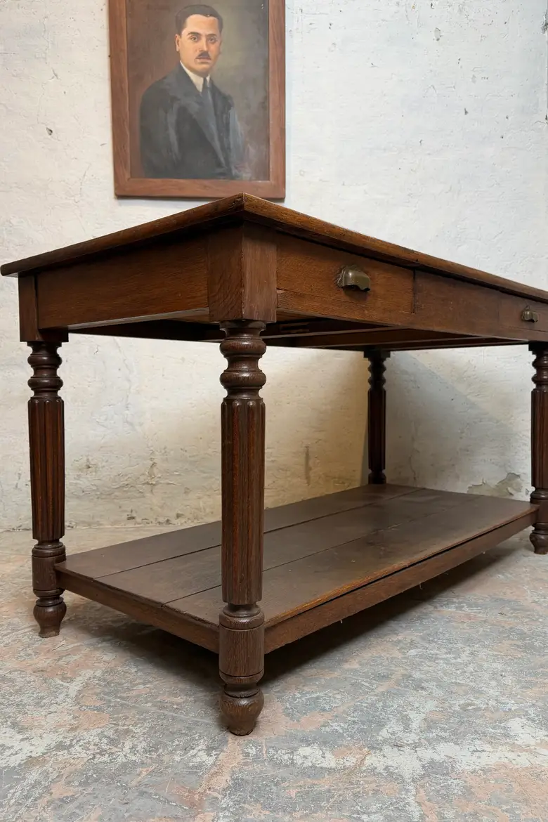 Table de drapier du XIXe siècle