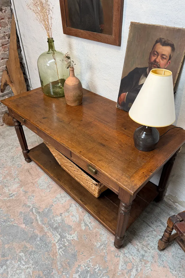 Table de drapier du XIXe siècle