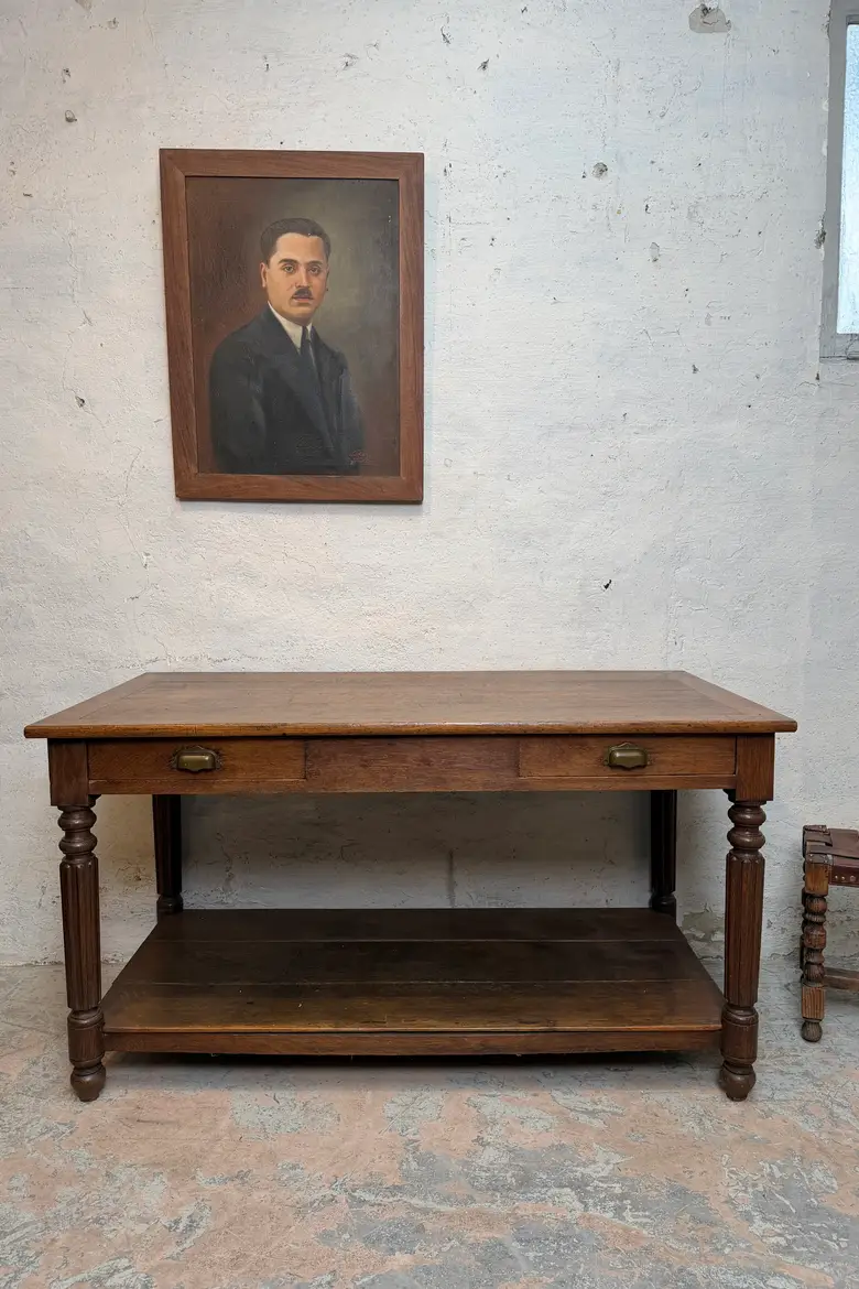Table de drapier du XIXe siècle
