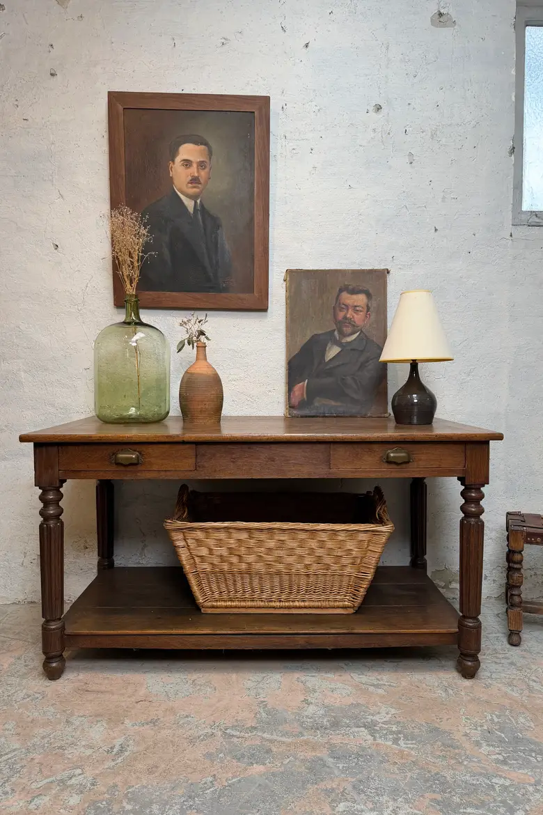 Table de drapier du XIXe siècle