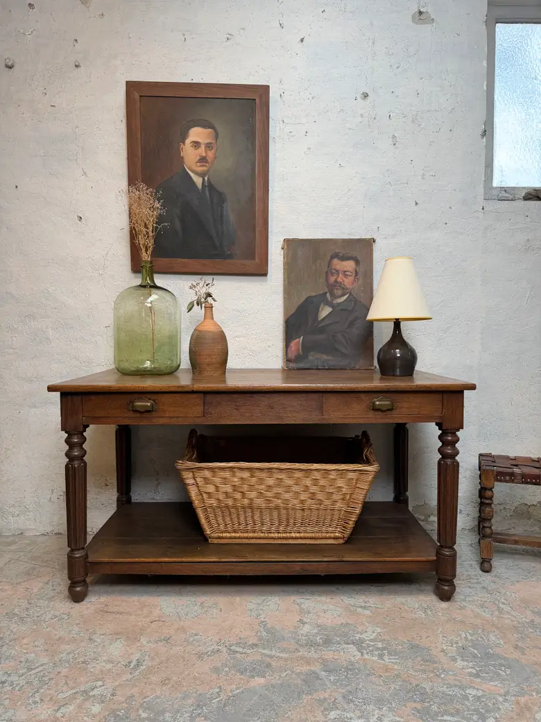 Table de drapier du XIXe siècle