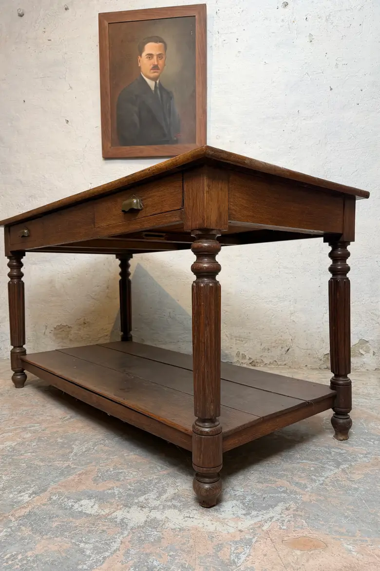Table de drapier du XIXe siècle