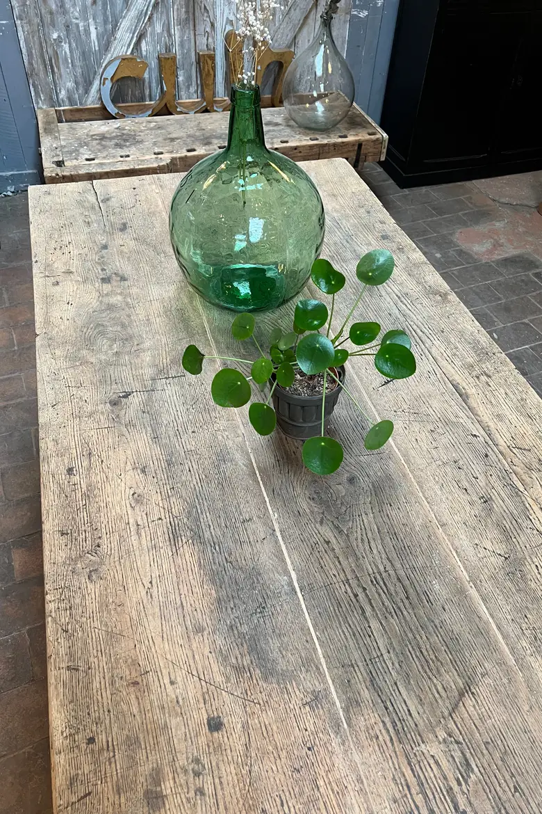 Table de drapier  en chêne Début XXème