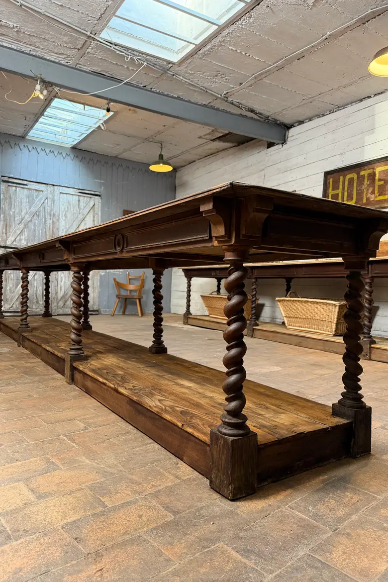 Table de drapier en chêne – XIXe siècle