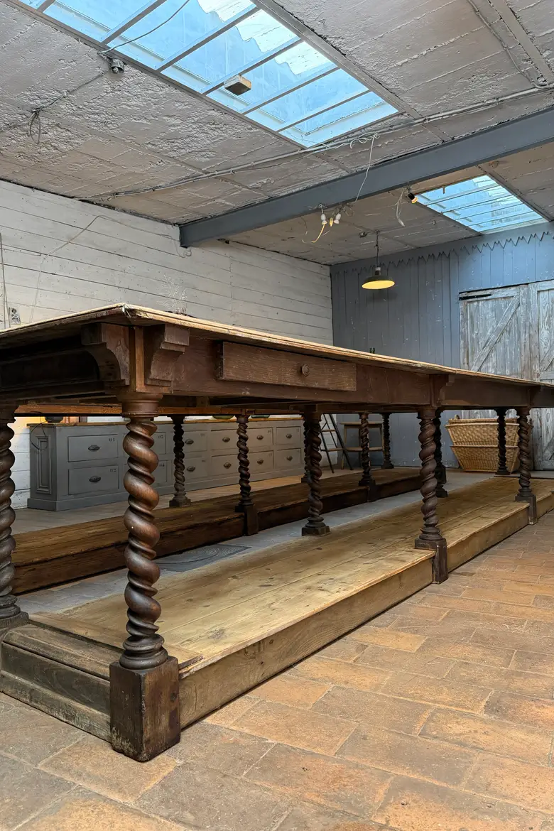 Table de drapier en chêne – XIXe siècle