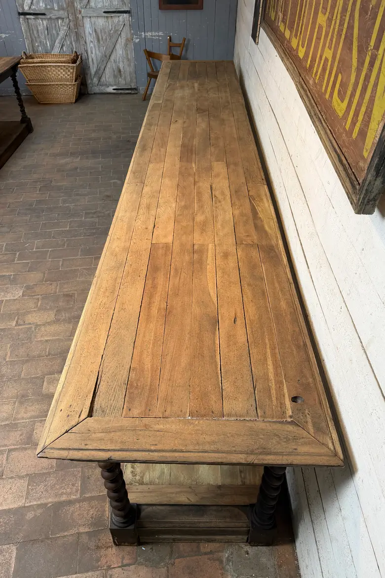 Table de drapier en chêne – XIXe siècle