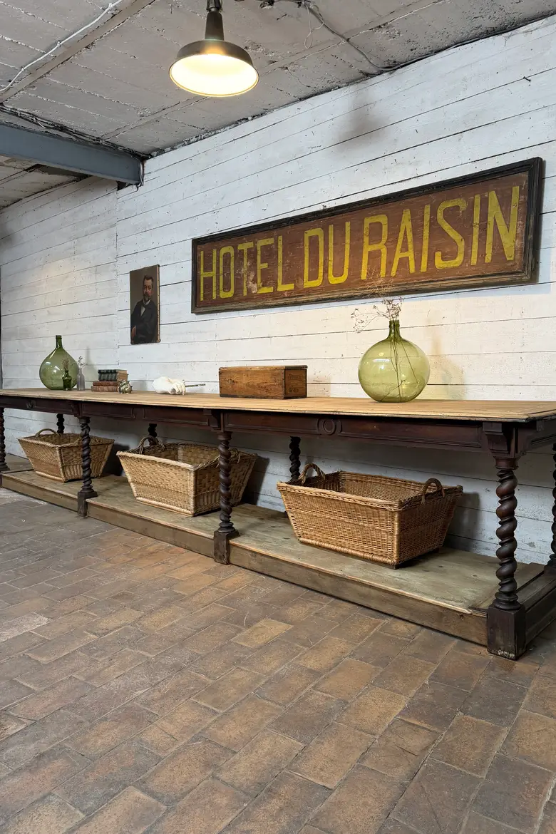 Table de drapier en chêne – XIXe siècle