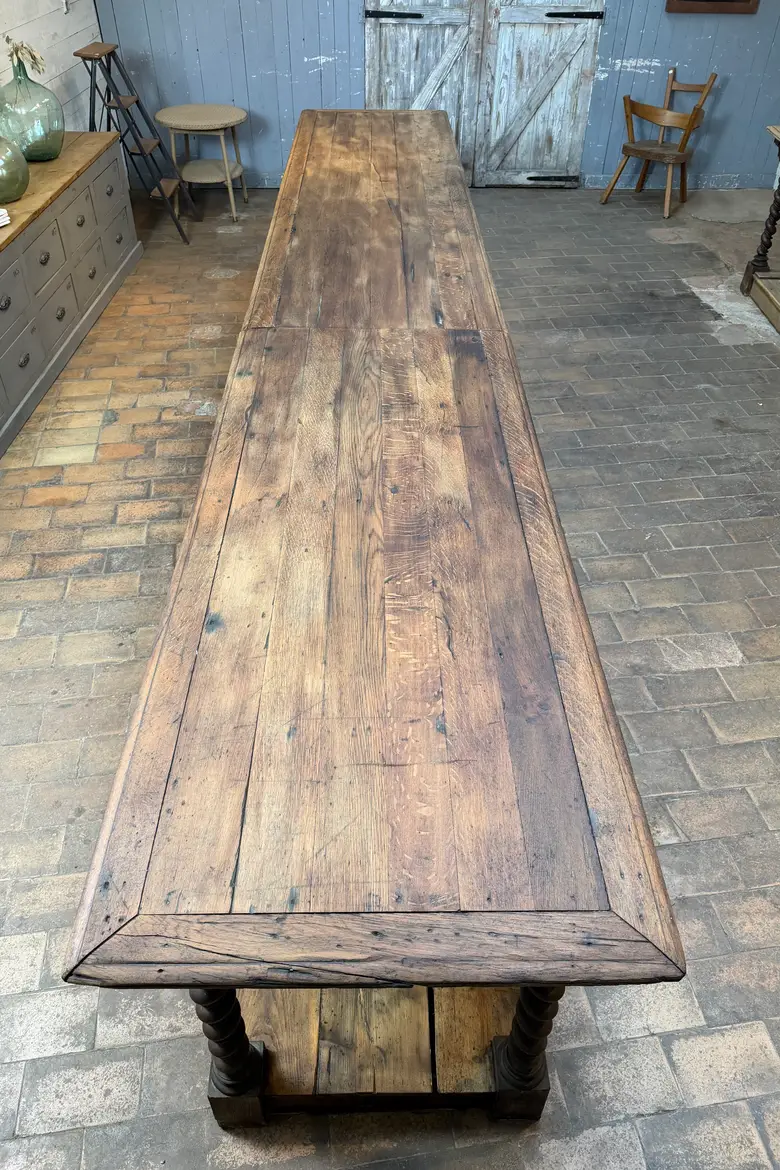 Table de drapier en chêne – XIXe siècle