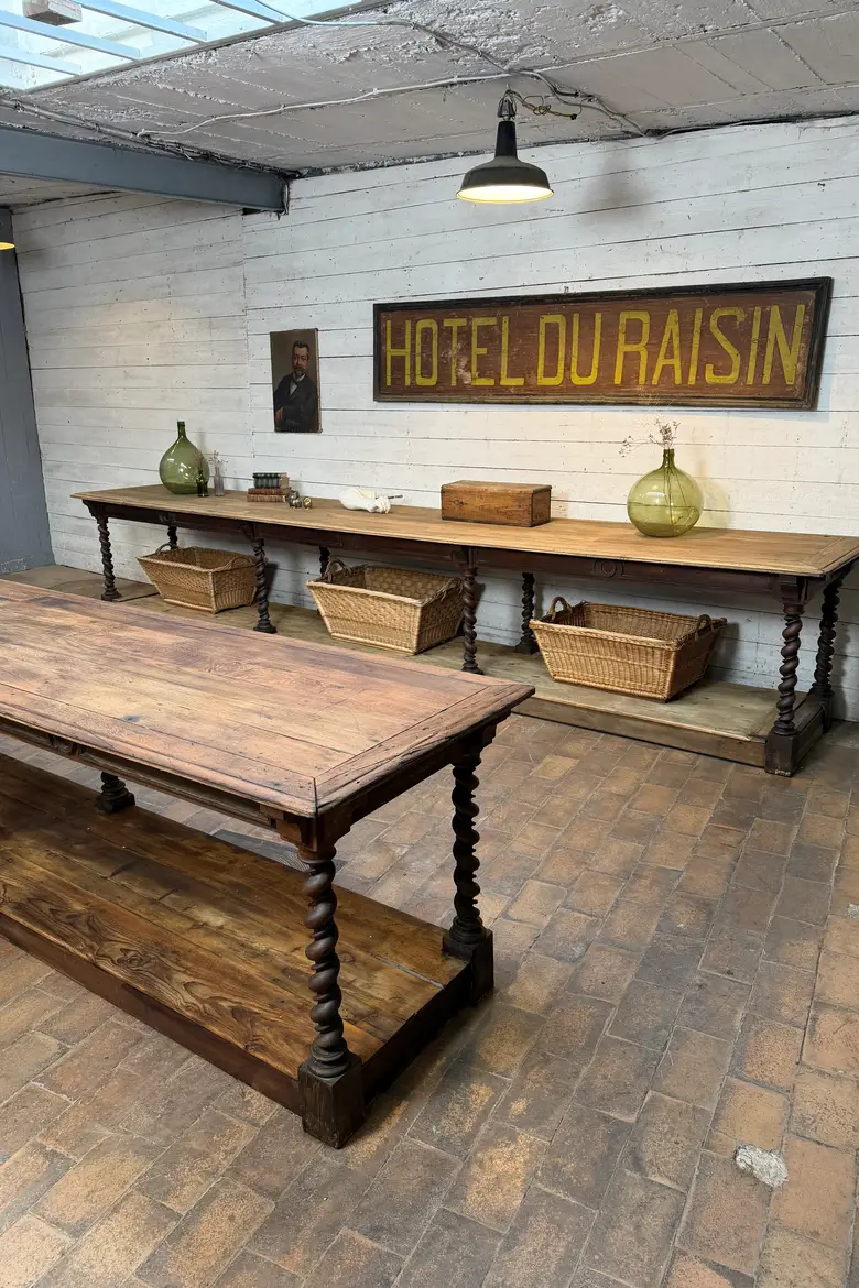 Table de drapier en chêne – XIXe siècle