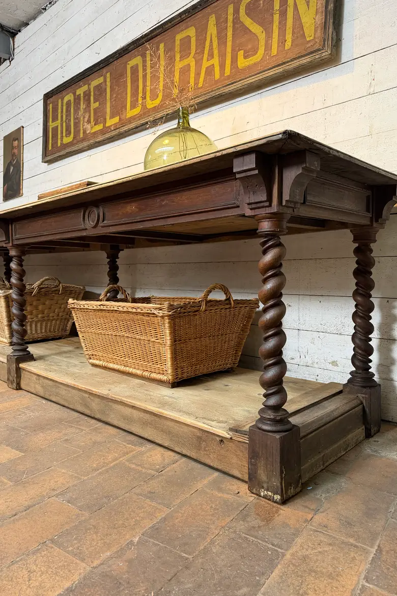 Table de drapier en chêne – XIXe siècle