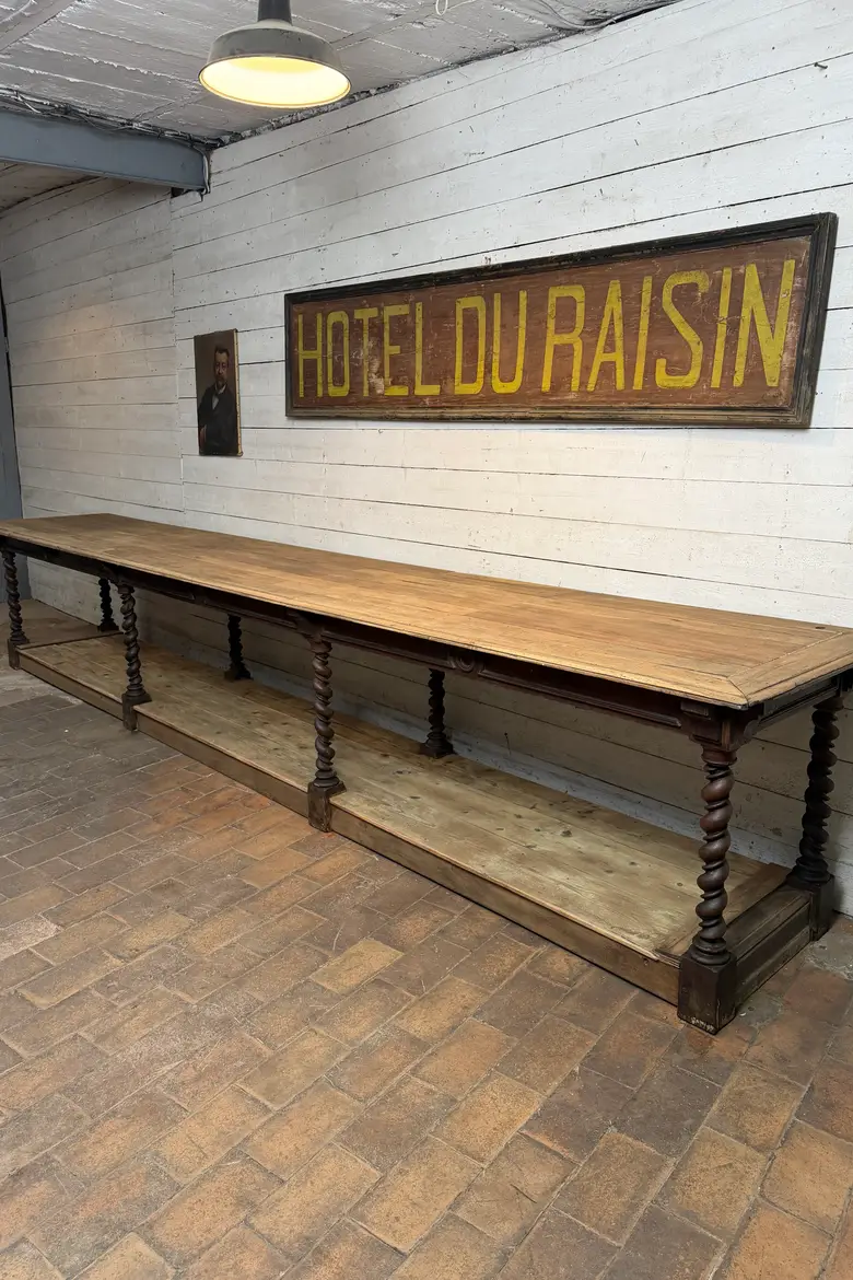 Table de drapier en chêne – XIXe siècle