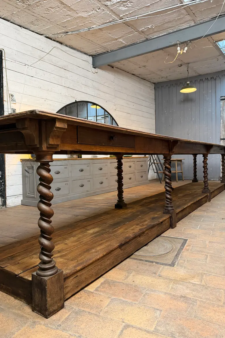 Table de drapier en chêne – XIXe siècle