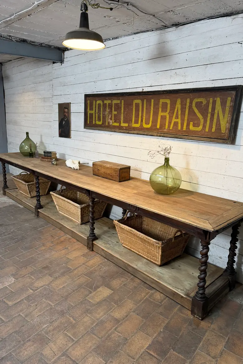 Table de drapier en chêne – XIXe siècle