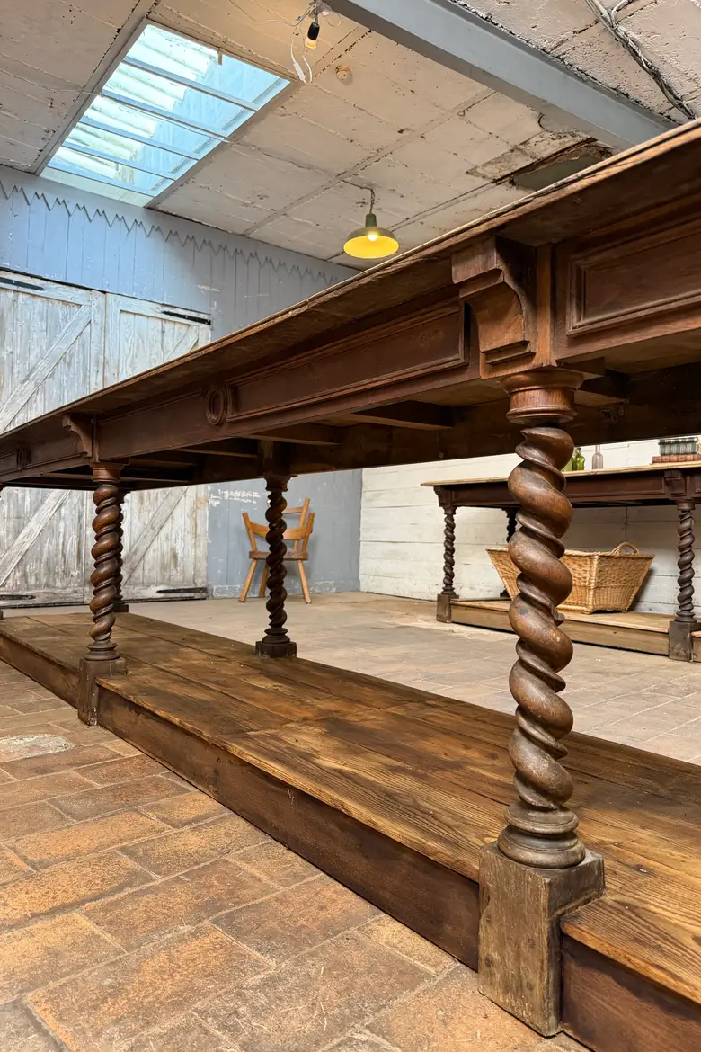 Table de drapier en chêne – XIXe siècle