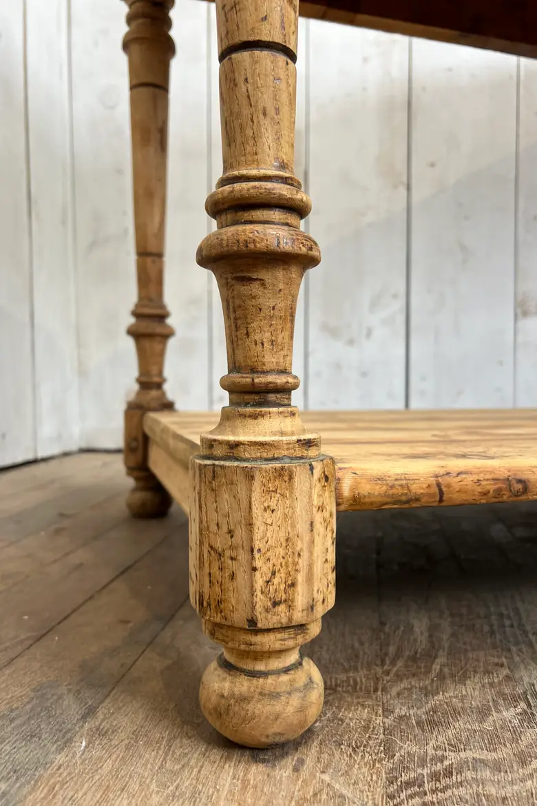 Table de drapier en sapin Début XXème