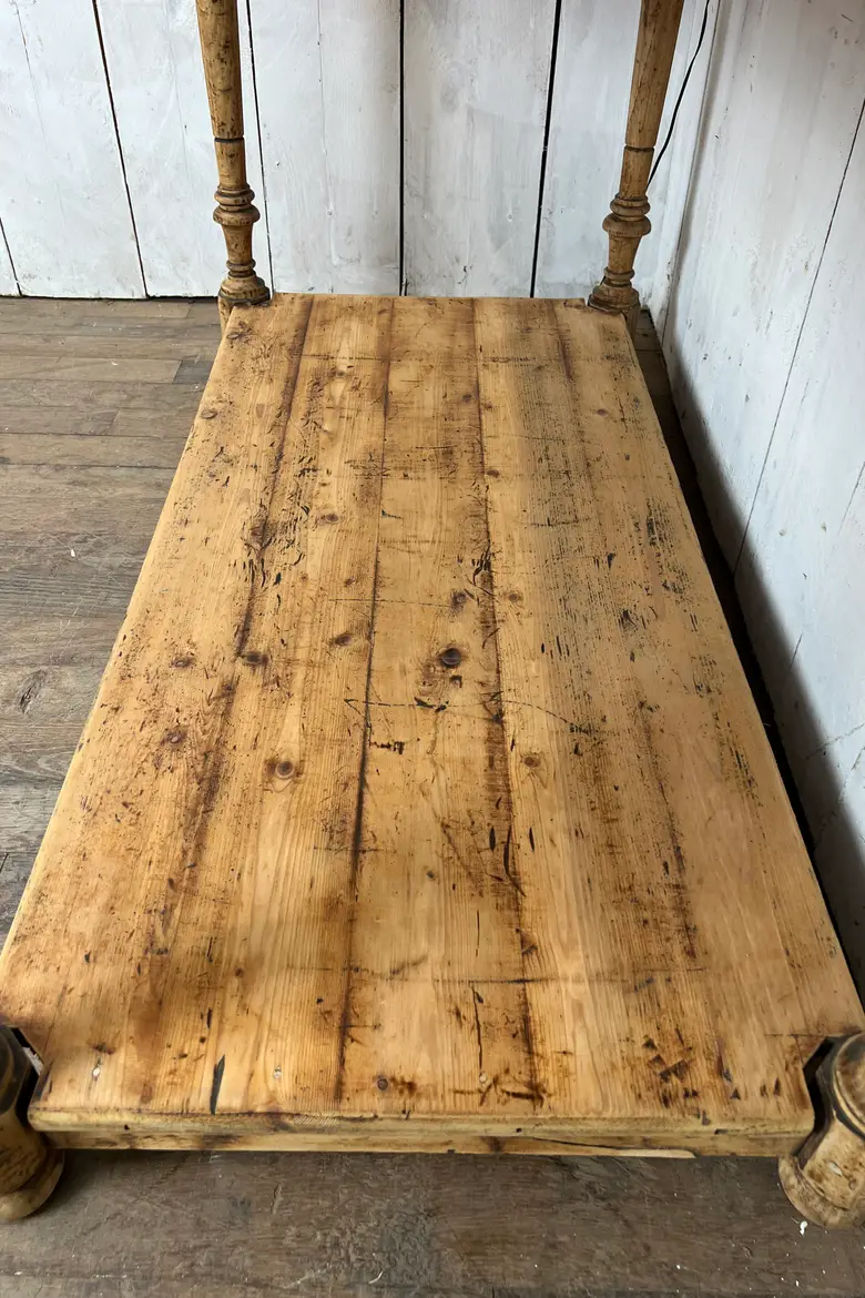 Table de drapier en sapin Début XXème