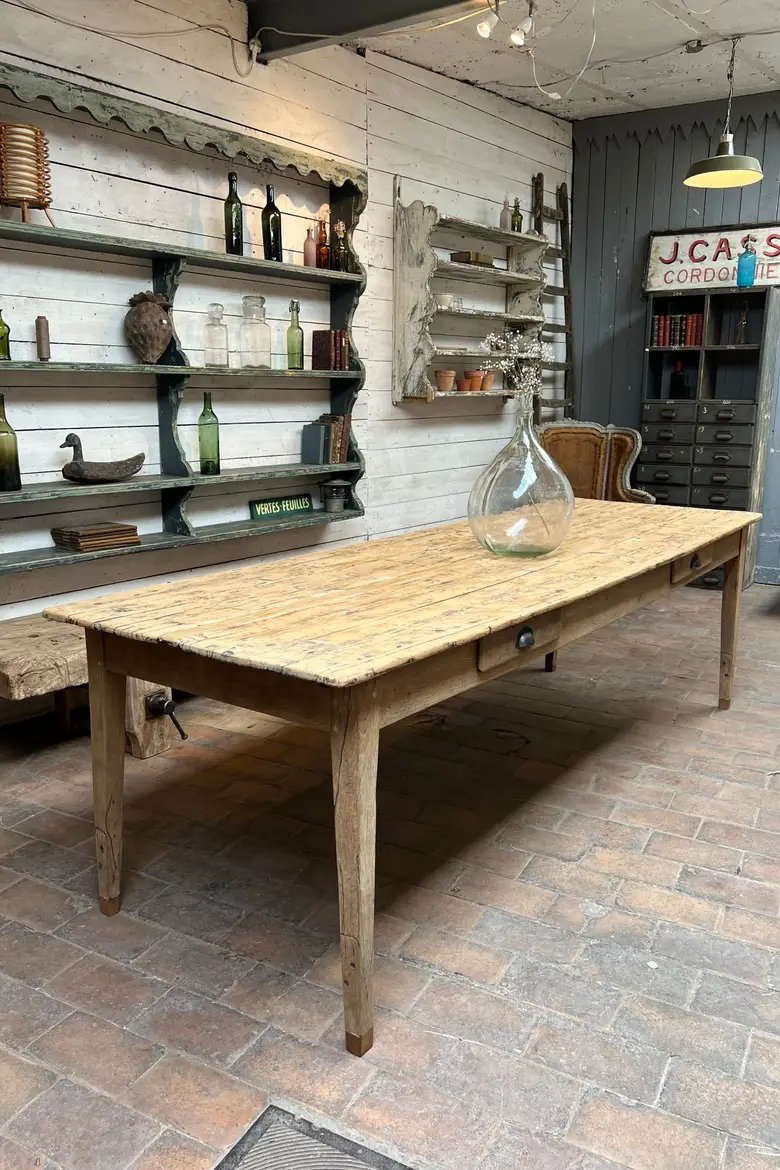 Table de ferme à rallonges XVIIIème