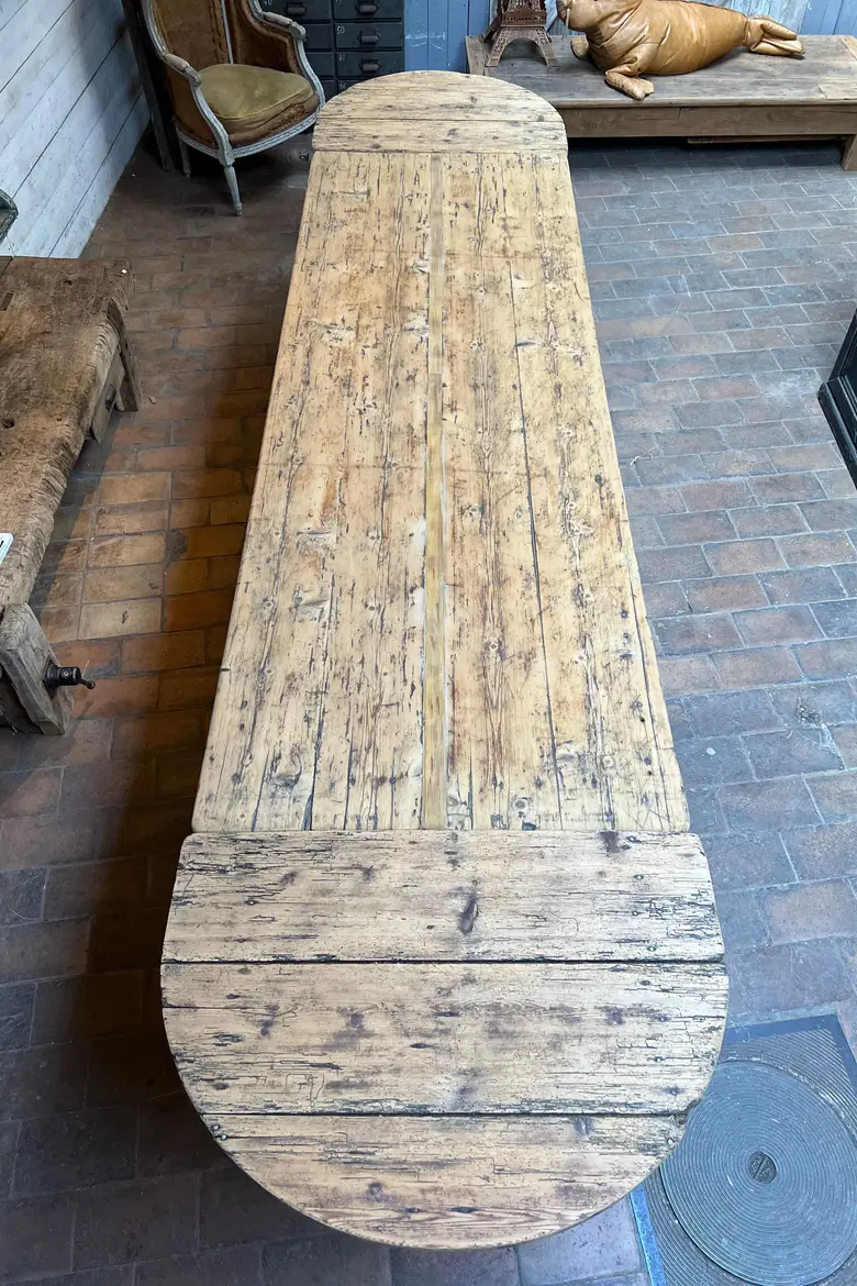 Table de ferme à rallonges XVIIIème