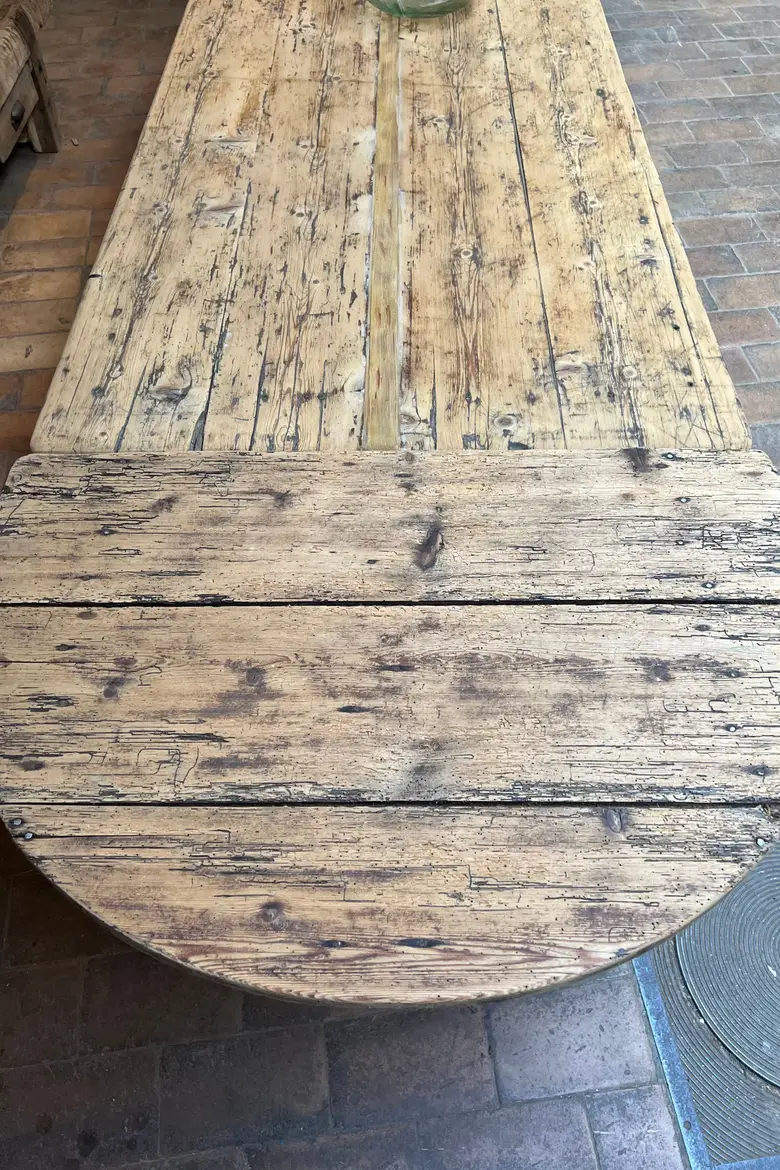 Table de ferme à rallonges XVIIIème