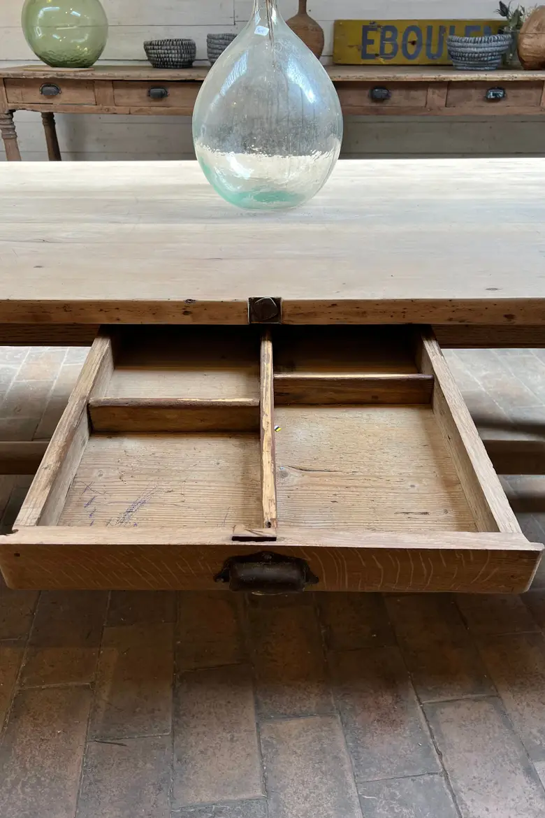 Table de ferme en bois Début XXème