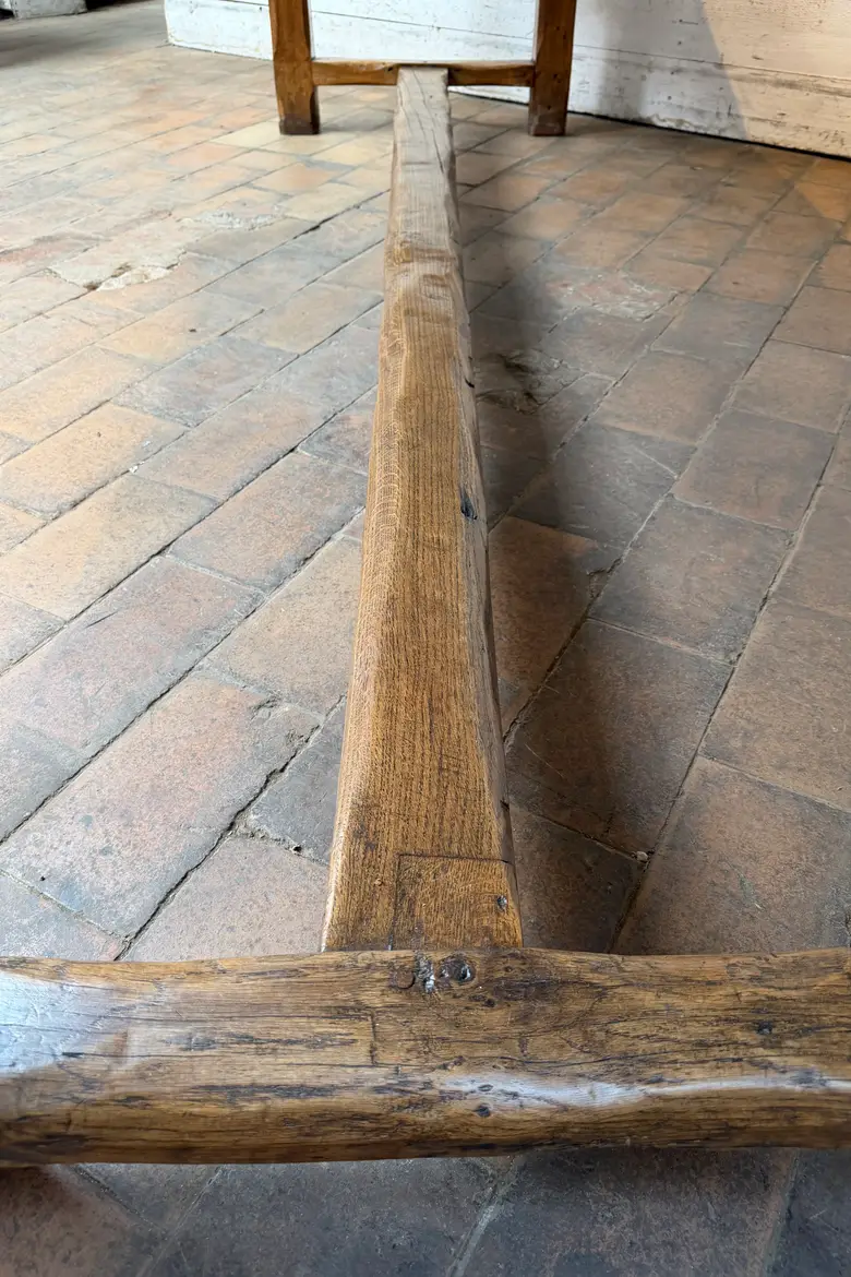 Table de ferme en chêne 19ème