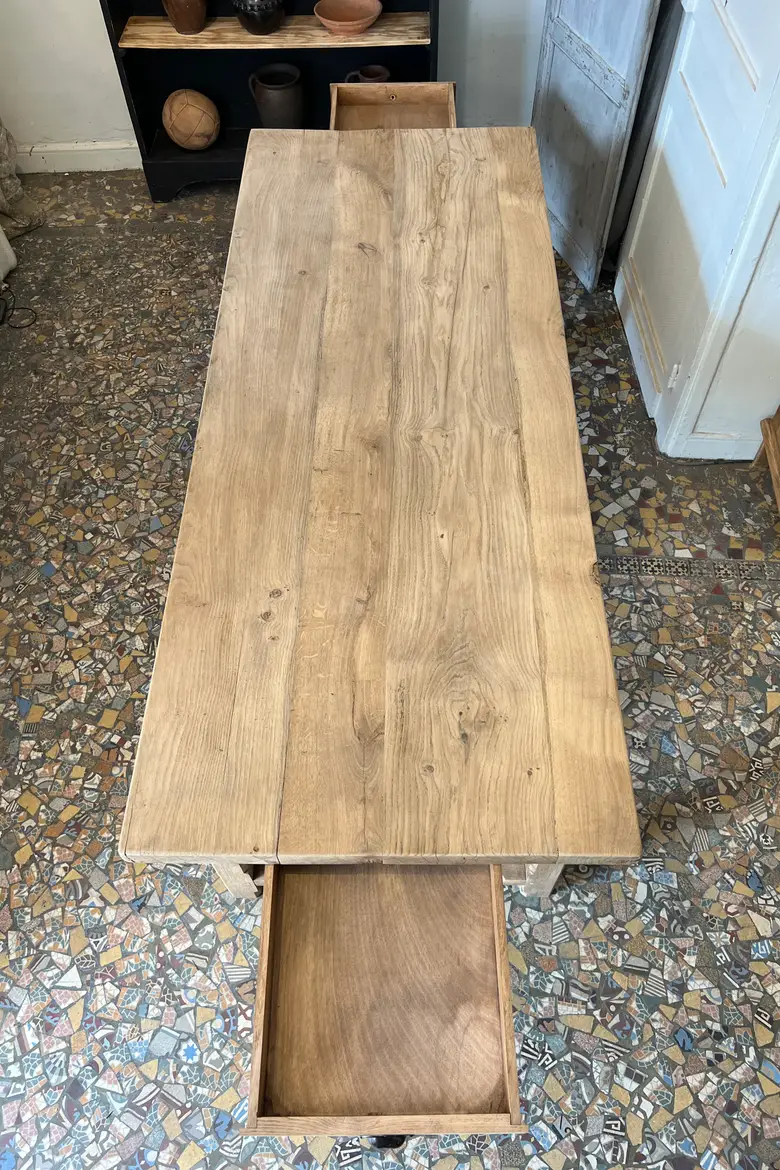 Table de ferme en chêne
