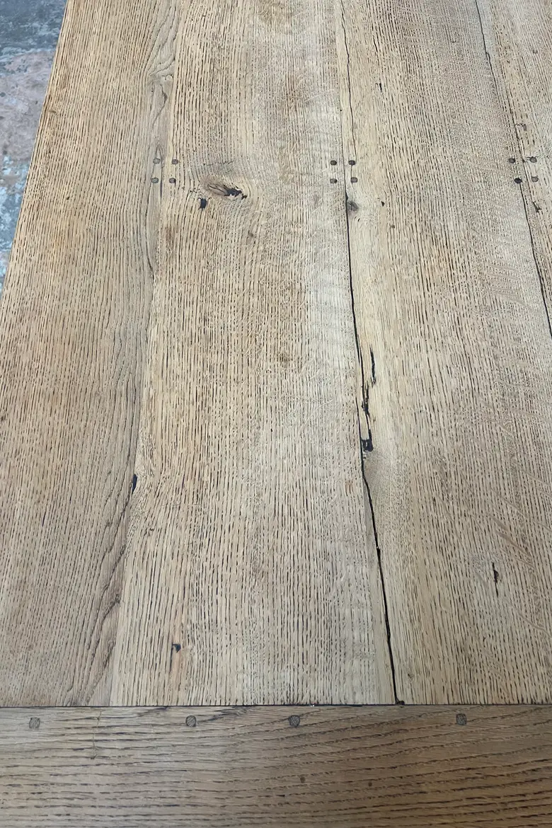 Table de ferme en chêne