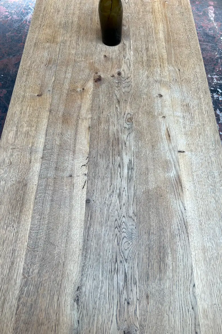 Table de ferme en chêne Années 60