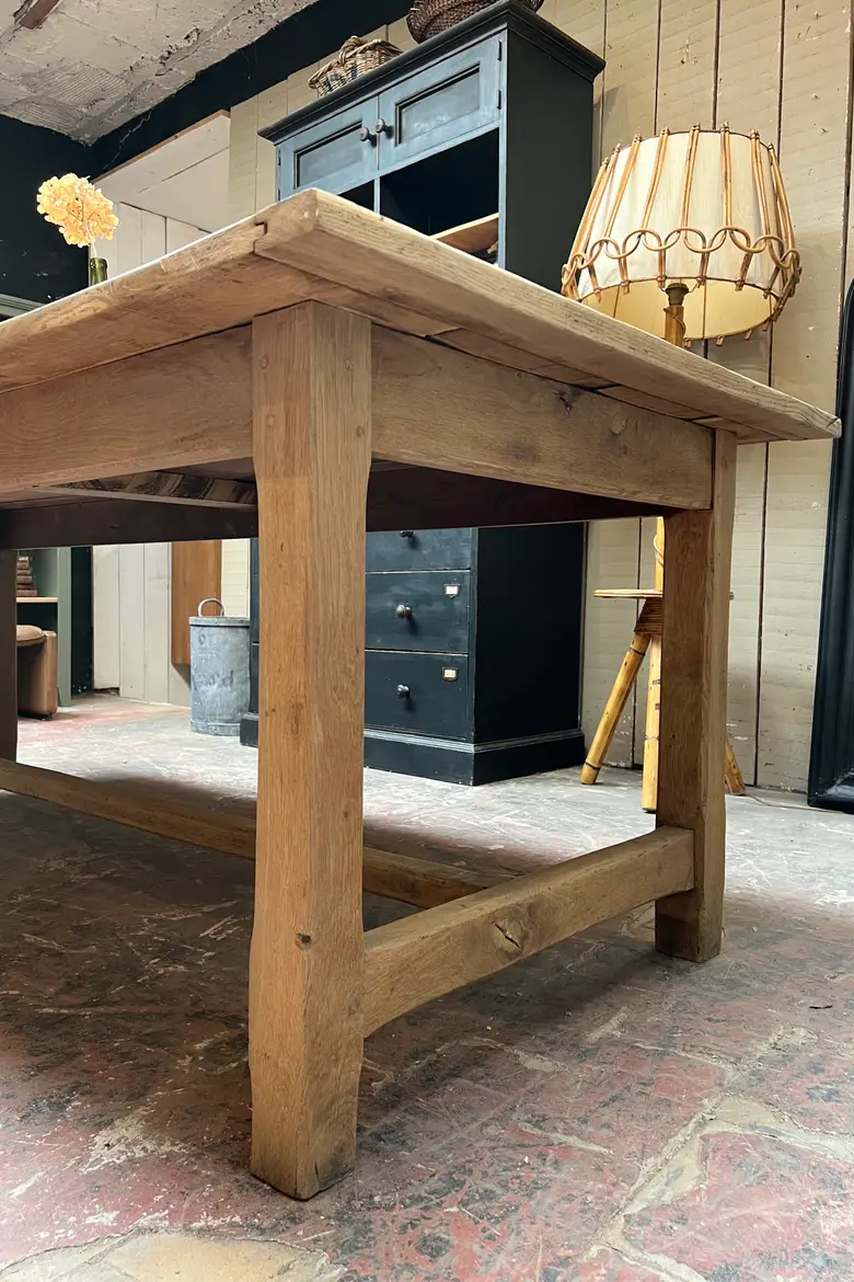 Table de ferme en chêne Début XXème