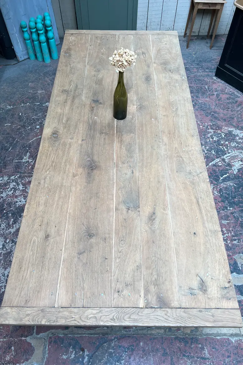Table de ferme en chêne Début XXème