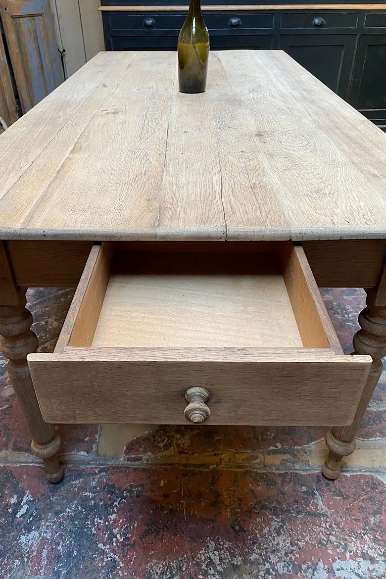 Table de ferme en chêne Début XXème