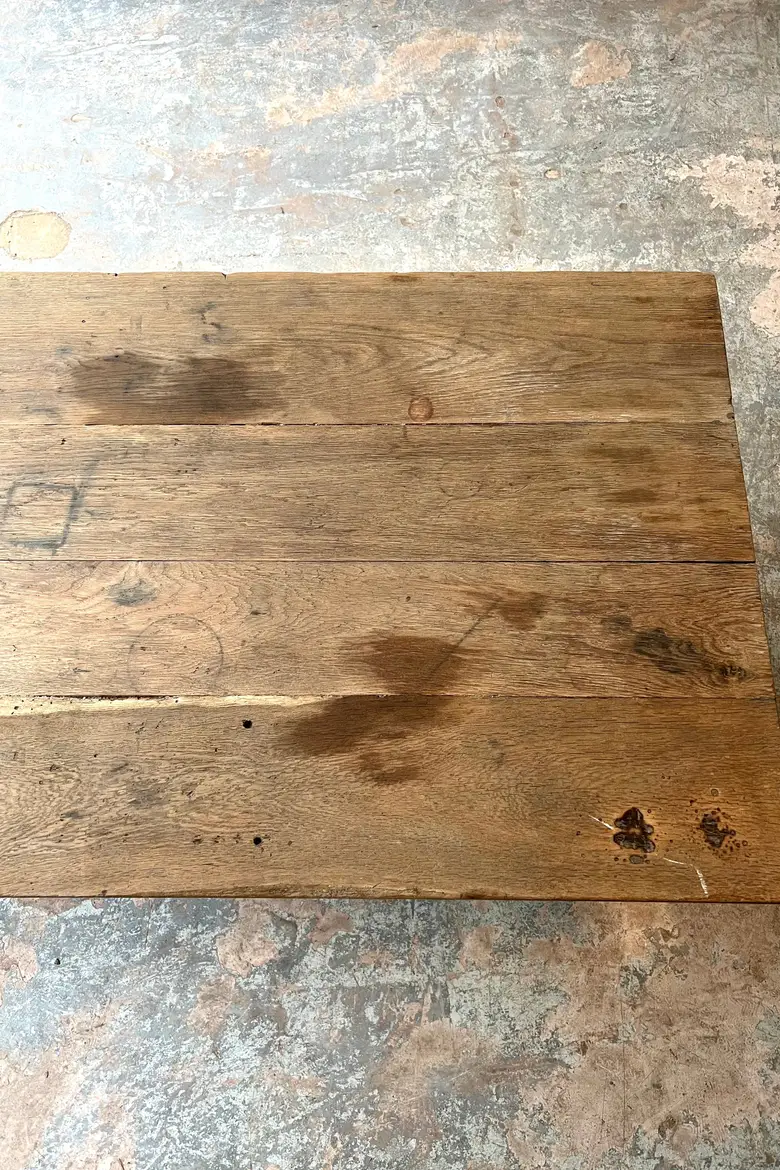 Table de ferme en chêne Début XXème