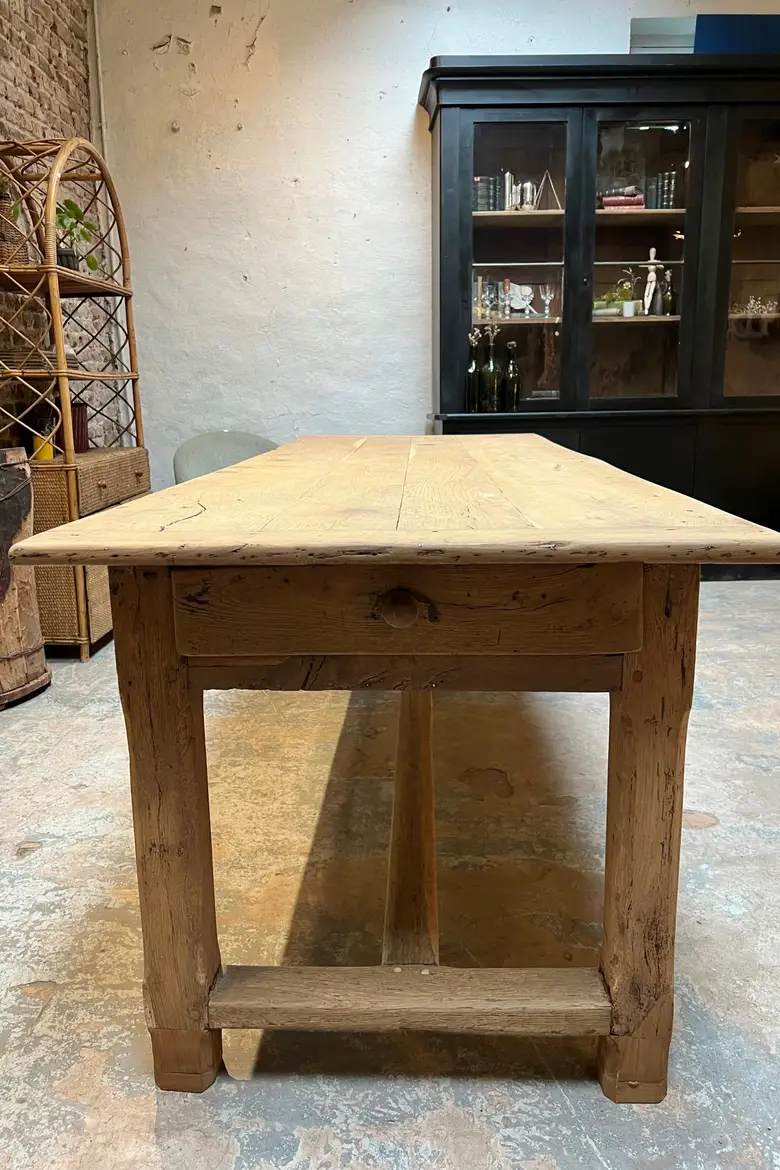 Table de ferme en chêne Début XXème