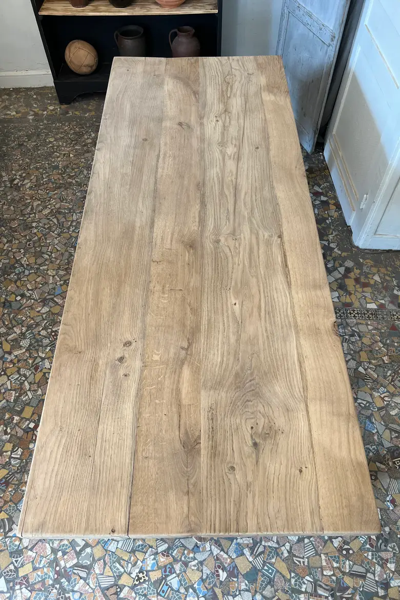 Table de ferme en chêne