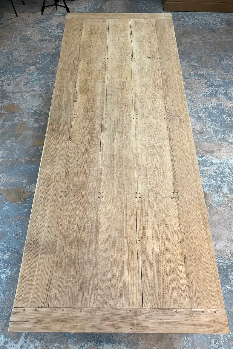 Table de ferme en chêne