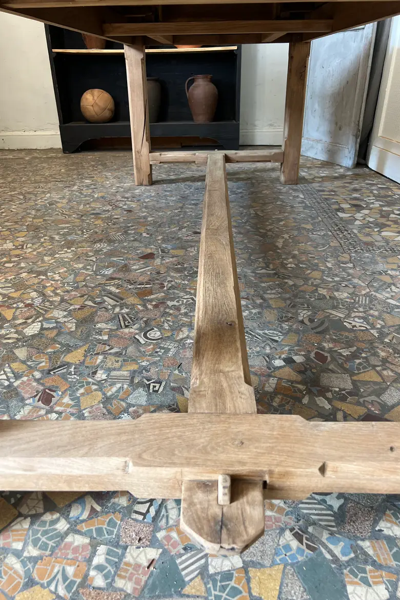 Table de ferme en chêne