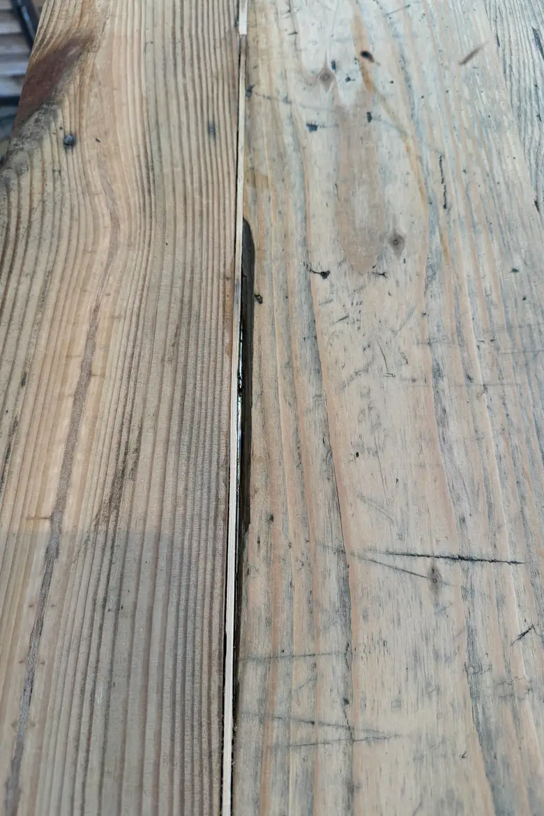 Table de ferme en sapin – début XXe