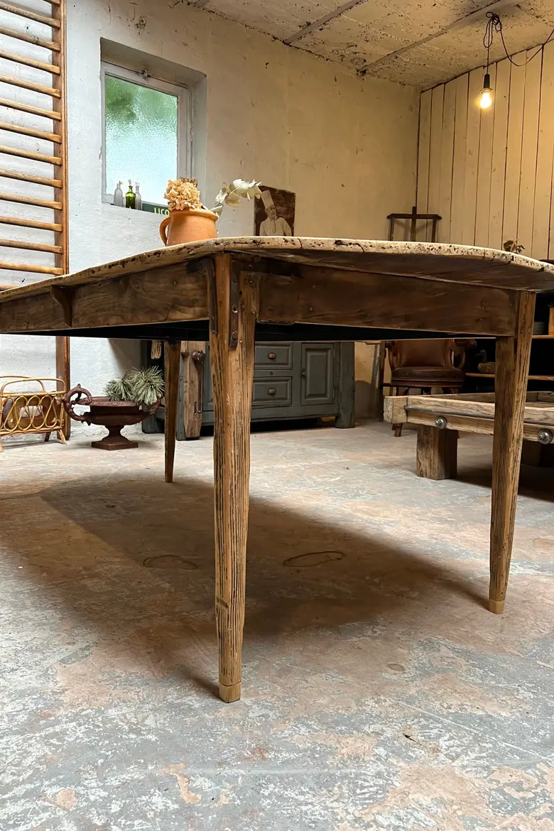 Table de ferme ovale Début XXème