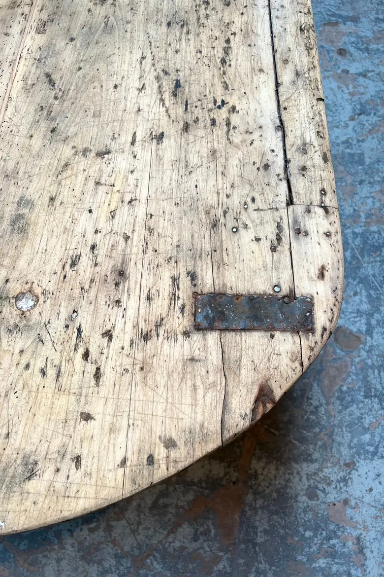 Table de ferme ovale Début XXème