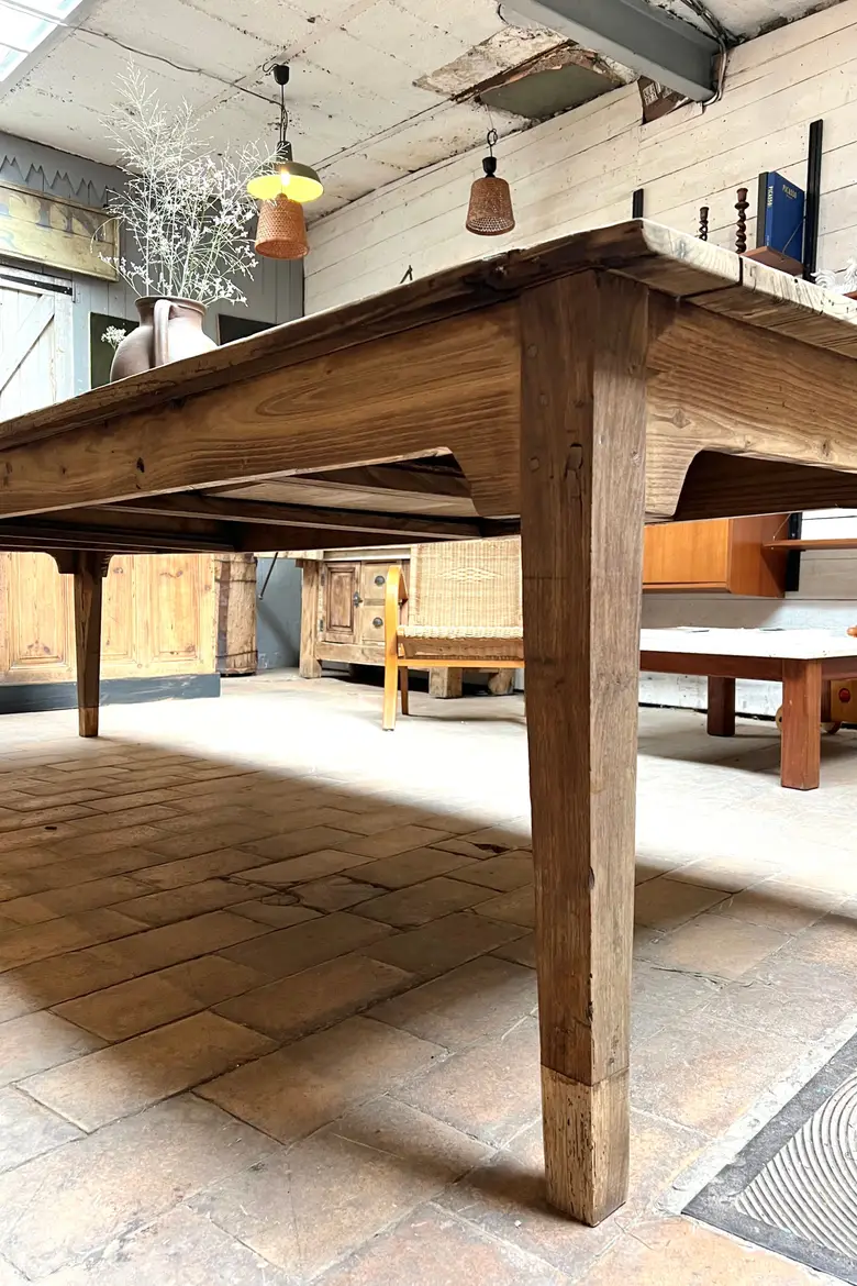 Table de ferme XIXème en chêne