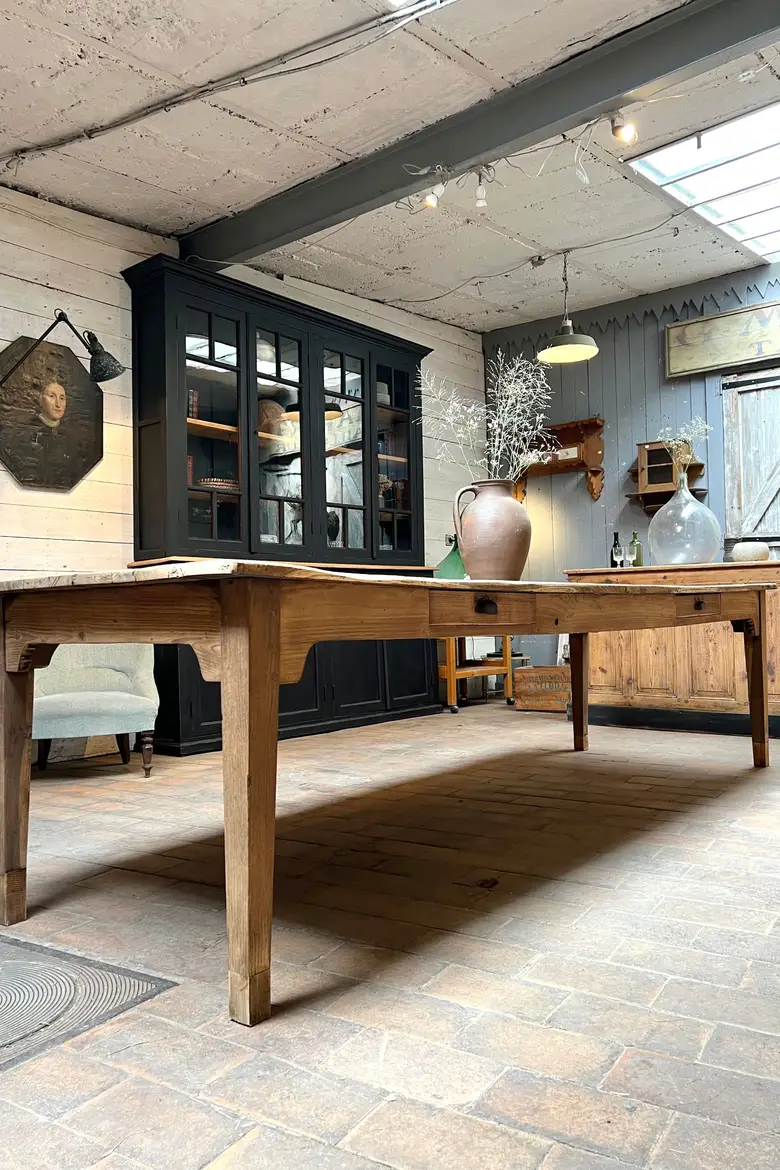 Table de ferme XIXème en chêne