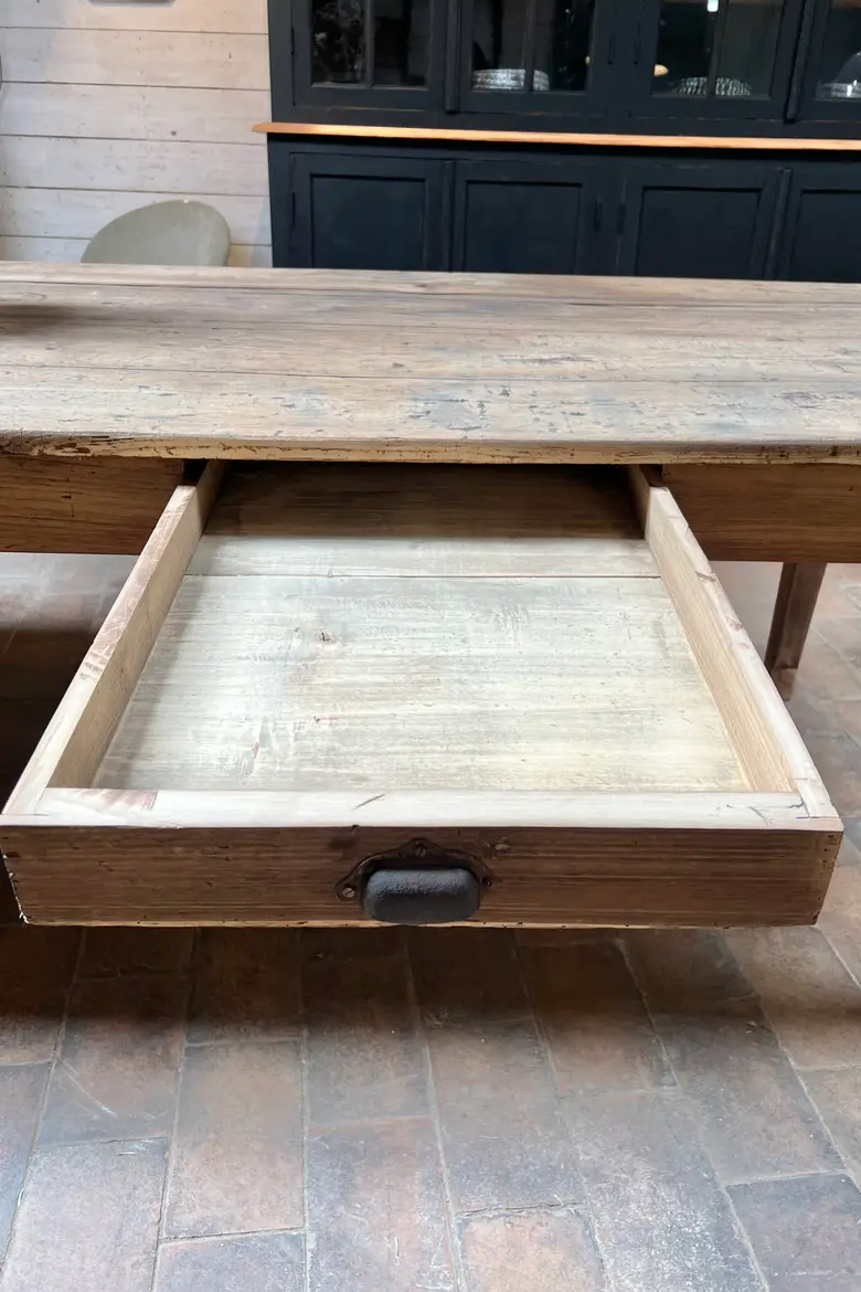 Table de ferme XIXème en chêne