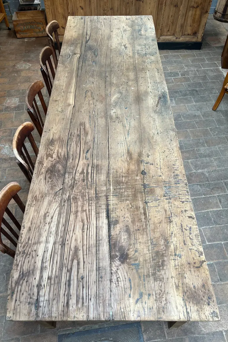 Table de ferme XIXème en chêne