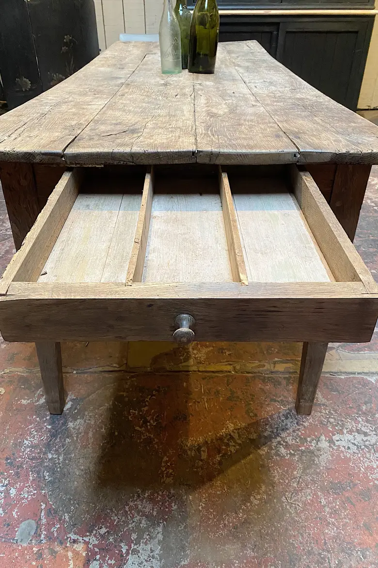 Table de ferme XVIIIème en chêne
