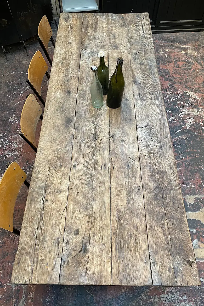 Table de ferme XVIIIème en chêne