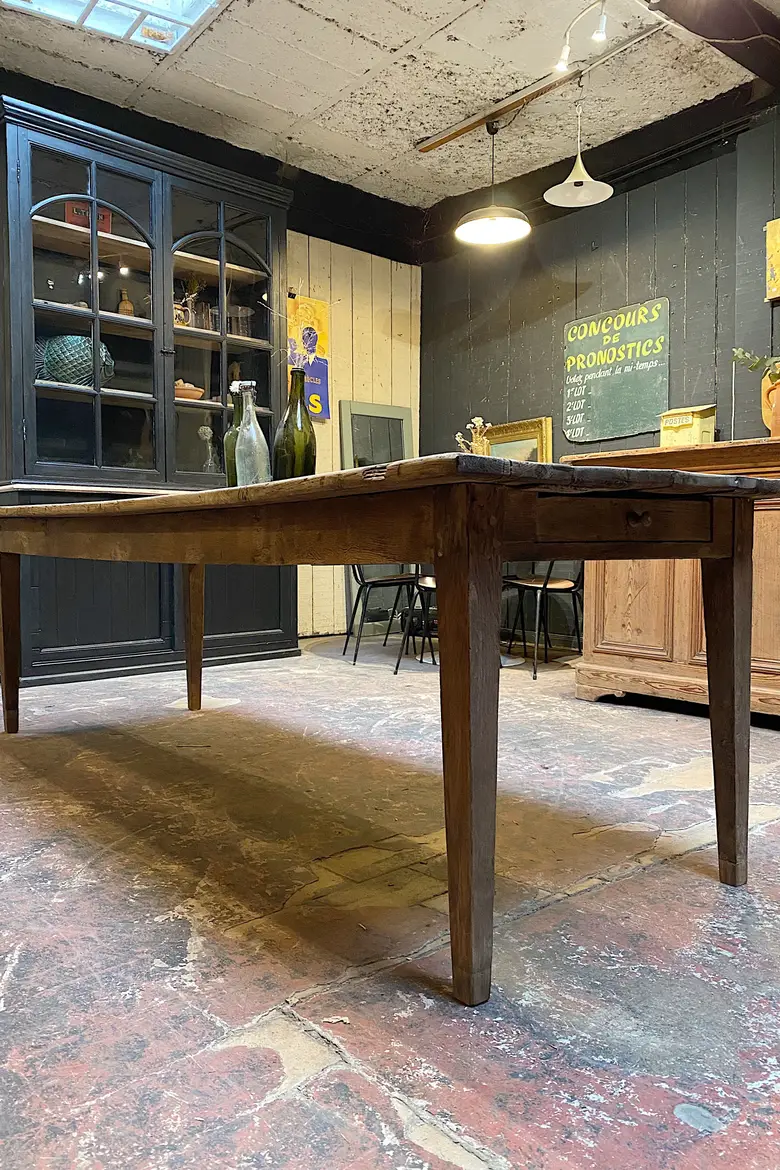 Table de ferme XVIIIème en chêne