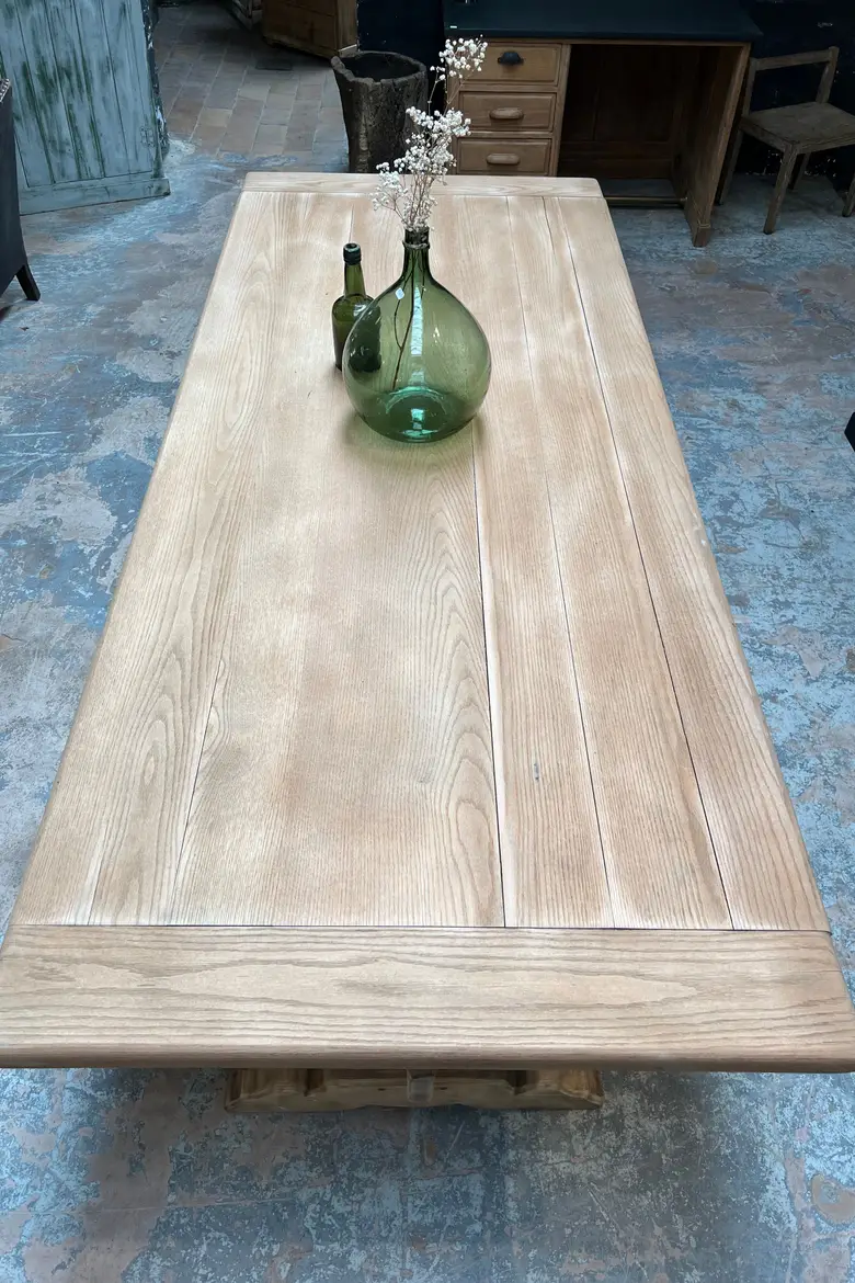 Table de monastère en chêne 1960