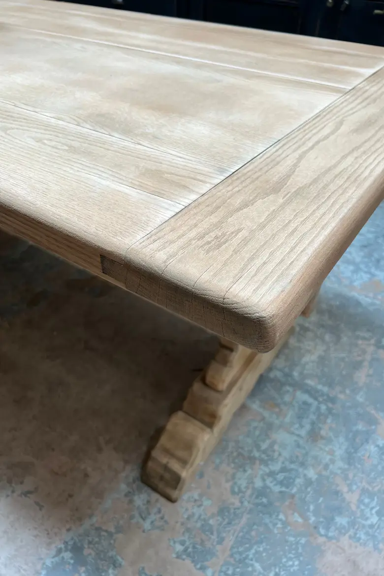 Table de monastère en chêne 1960