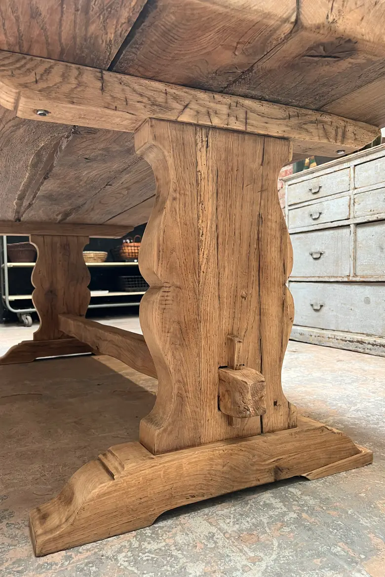 Table de monastère en chêne 19ème